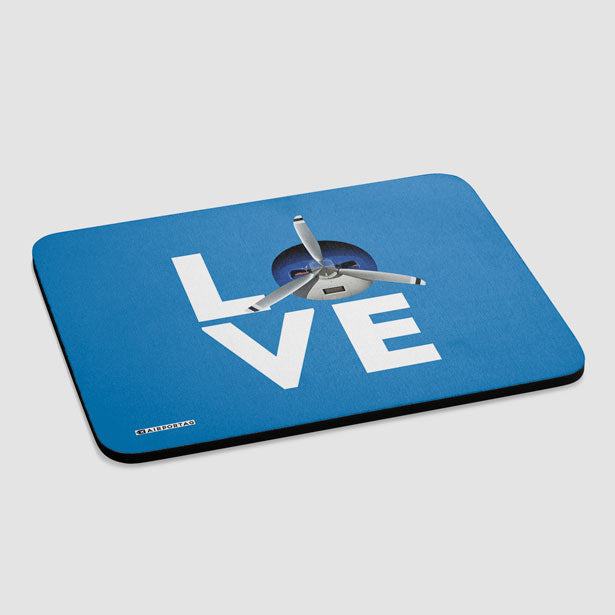 Love Propeller - Mousepad - Airportag