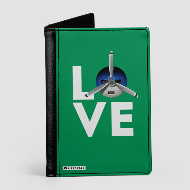 Love Propeller - Passport Cover - Airportag
