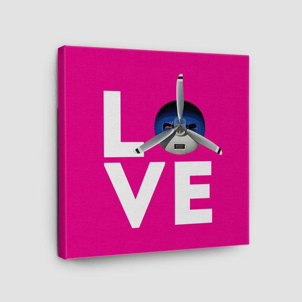 Love Propeller - Canvas - Airportag