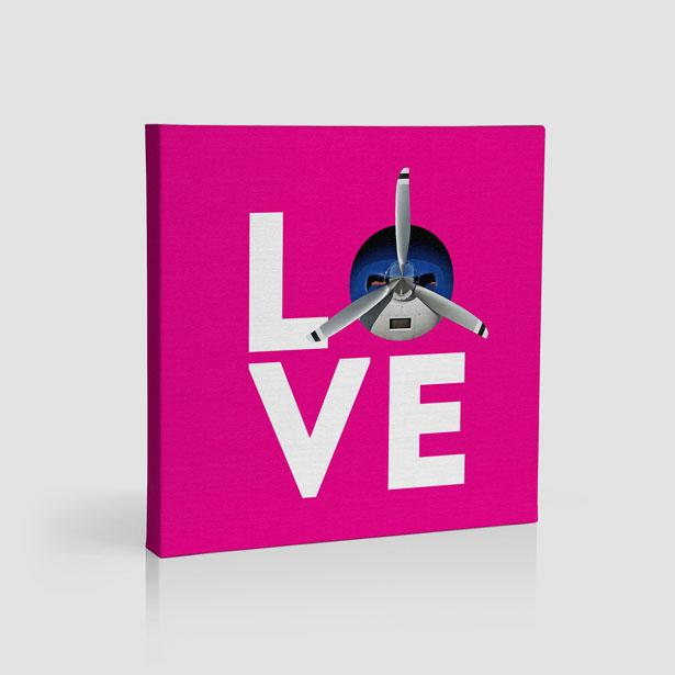 Love Propeller - Canvas - Airportag