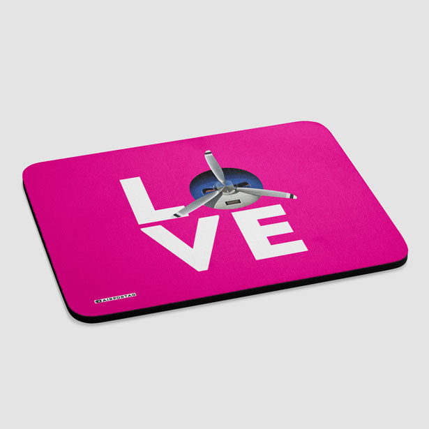 Love Propeller - Mousepad - Airportag