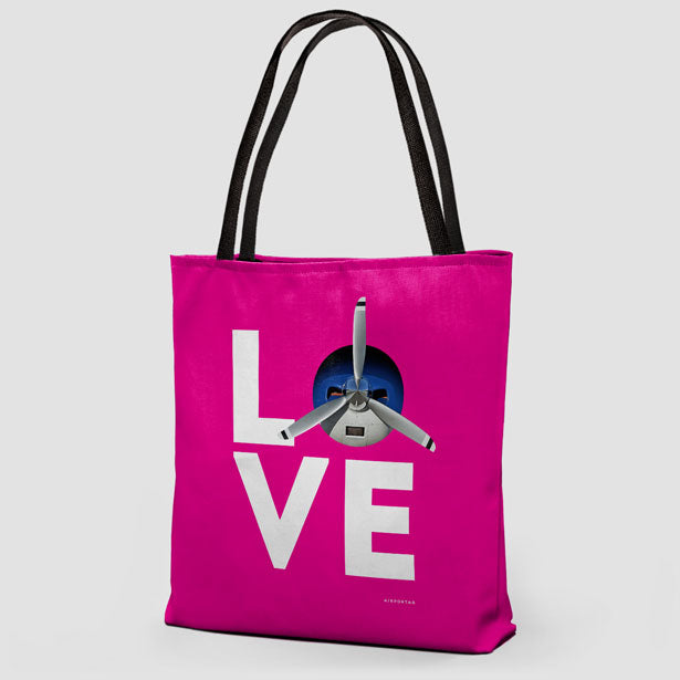 Love Propeller - Tote Bag - Airportag