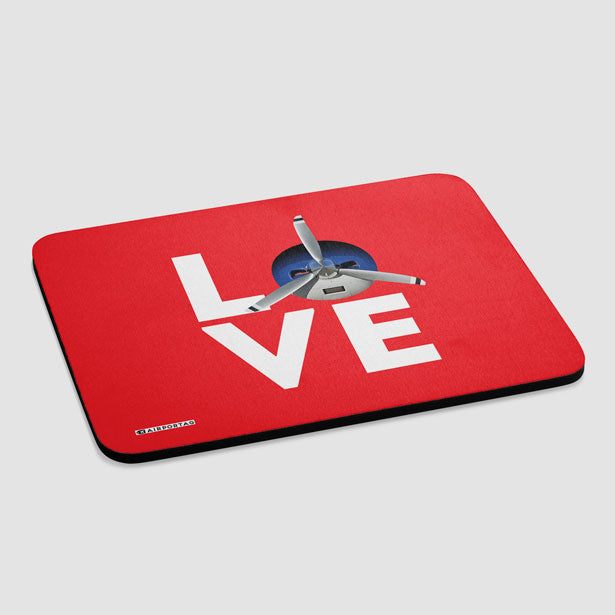 Love Propeller - Mousepad - Airportag