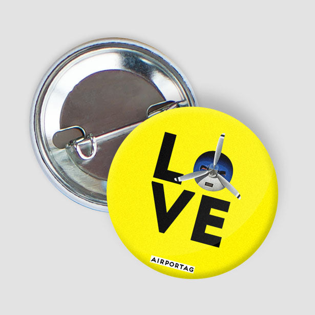Love Propeller - Button - Airportag