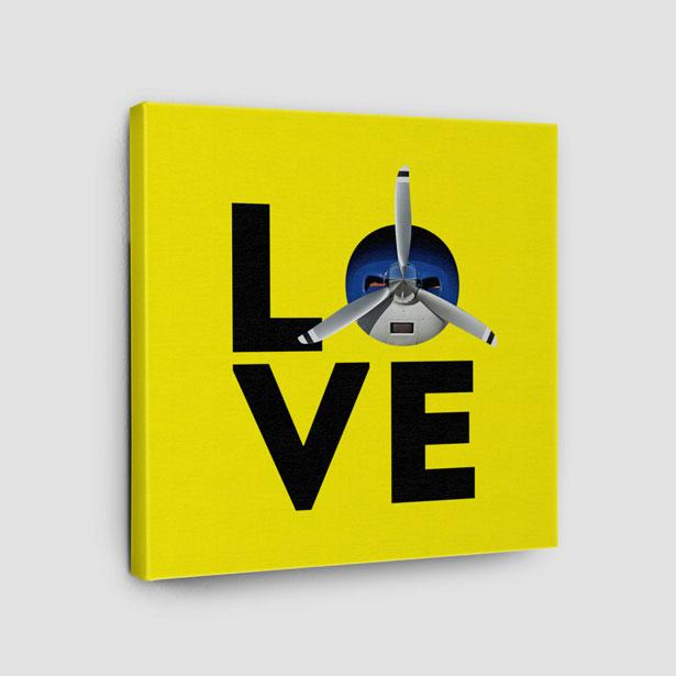 Love Propeller - Canvas - Airportag