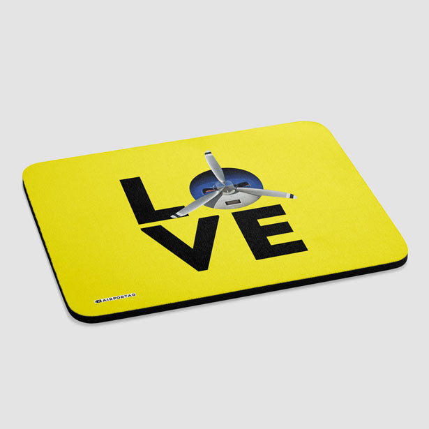 Love Propeller - Mousepad - Airportag