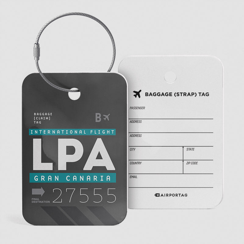 LPA - Étiquette de bagage
