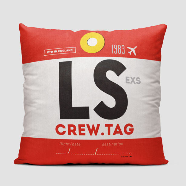 LS - Throw Pillow - Airportag