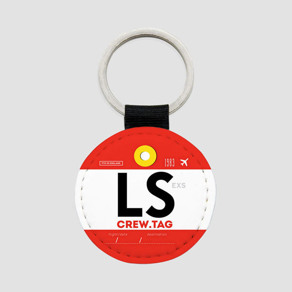 LS - Round Keychain
