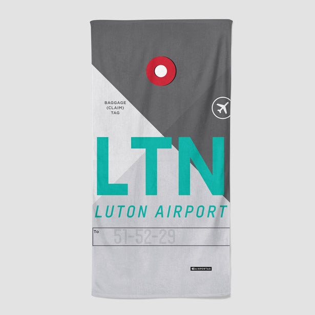 LTN - Beach Towel - Airportag