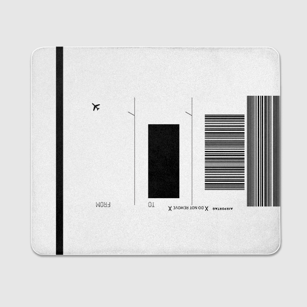 Luggage Ticket - Mousepad airportag.myshopify.com