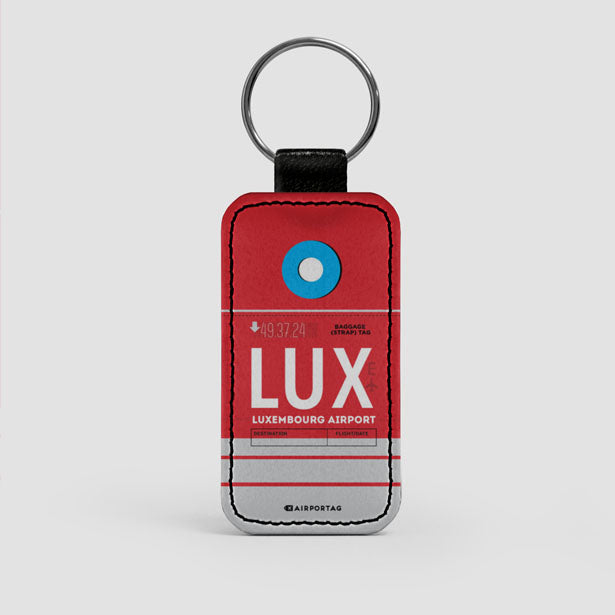 LUX - Leather Keychain - Airportag