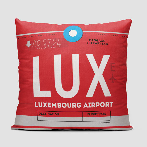 LUX - Throw Pillow - Airportag