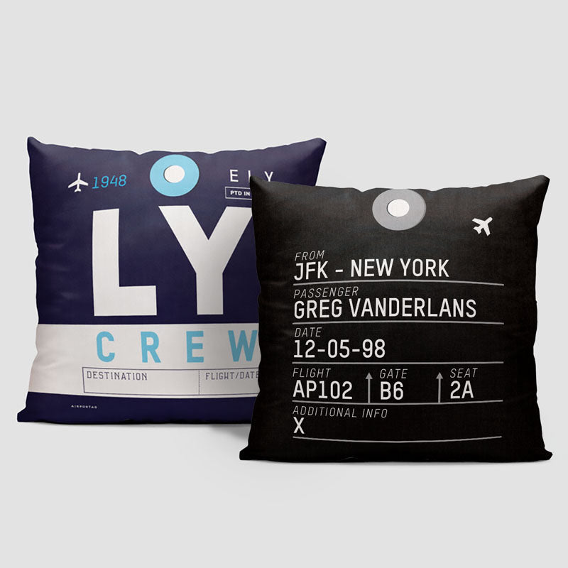 LY - Throw Pillow