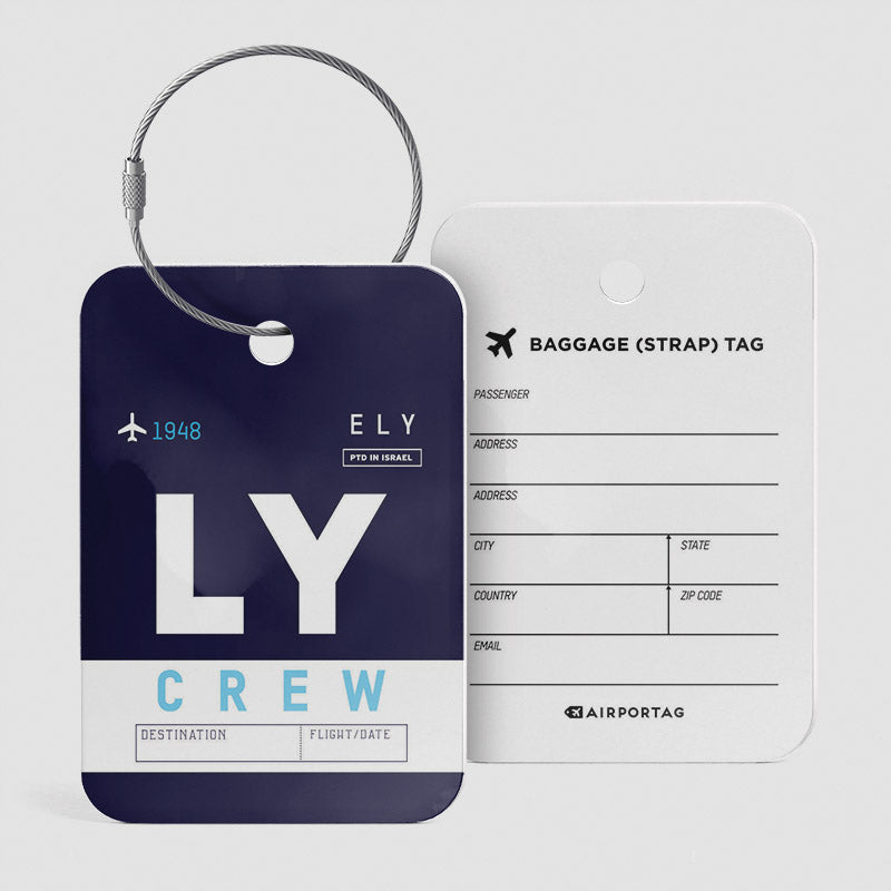 LY - Étiquette de bagage