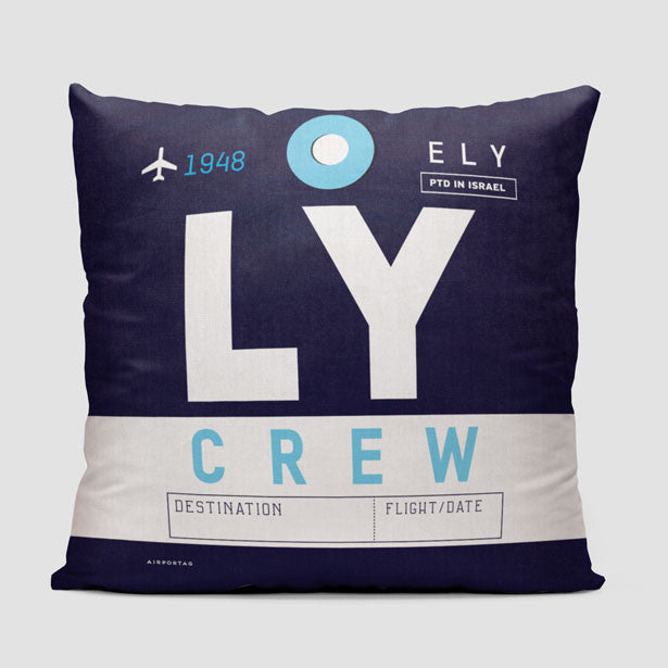 LY - Throw Pillow - Airportag