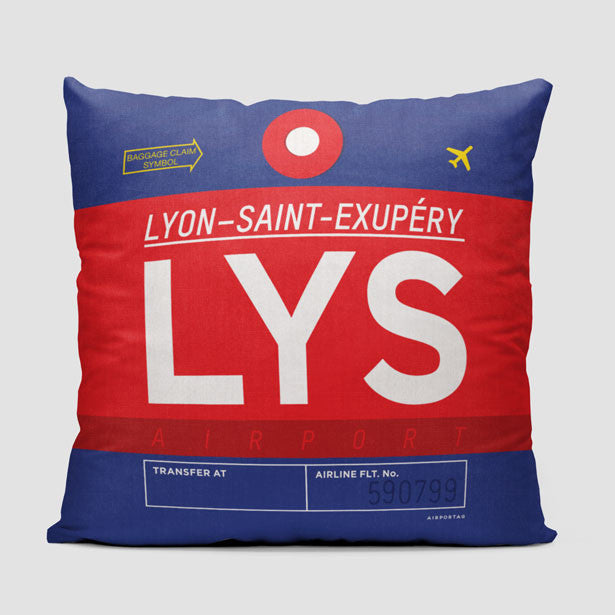 LYS - Throw Pillow - Airportag