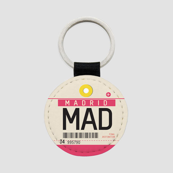 MAD - Round Keychain
