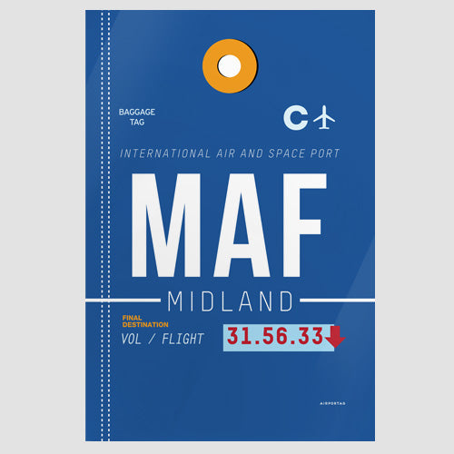 MAF - Poster - Airportag