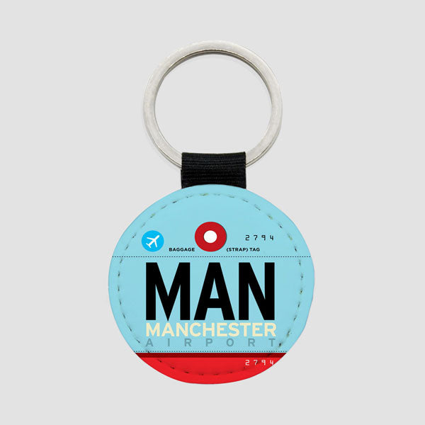 MAN - Round Keychain