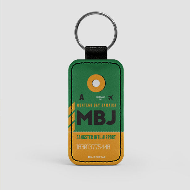 MBJ - Leather Keychain - Airportag