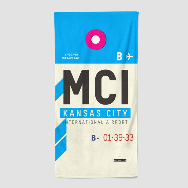 MCI - Beach Towel - Airportag