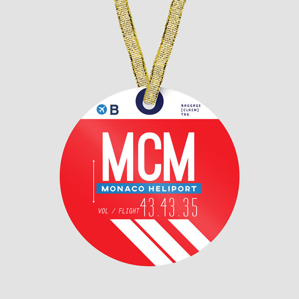 MCM - Ornament - Airportag