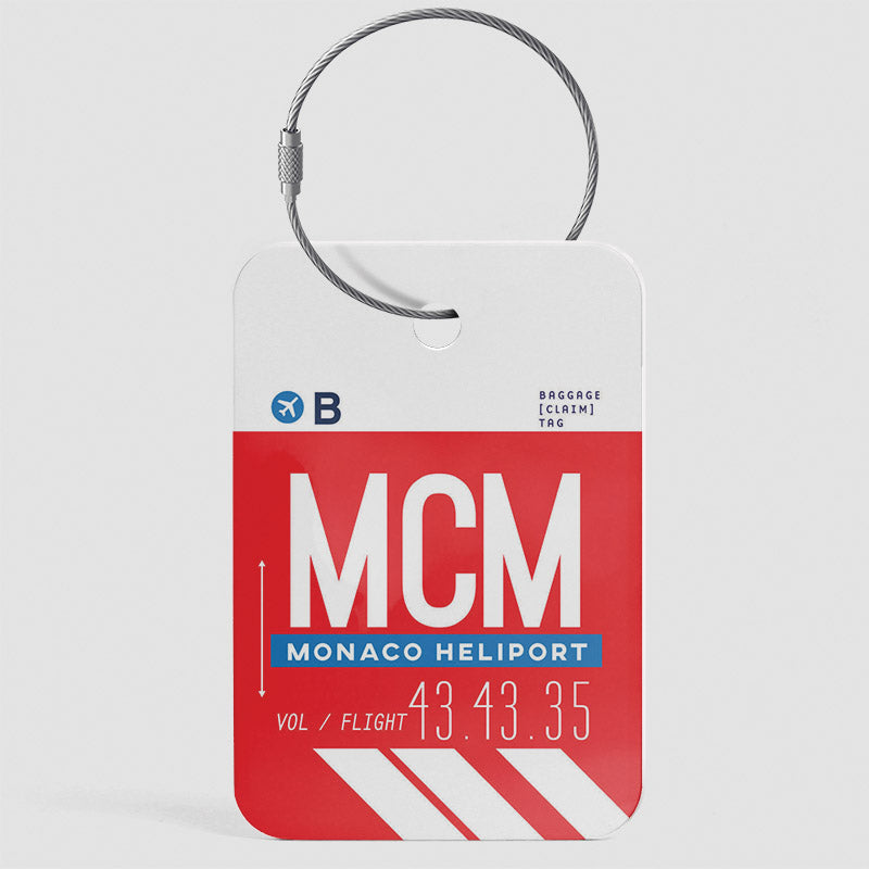 MCM - Étiquette de bagage