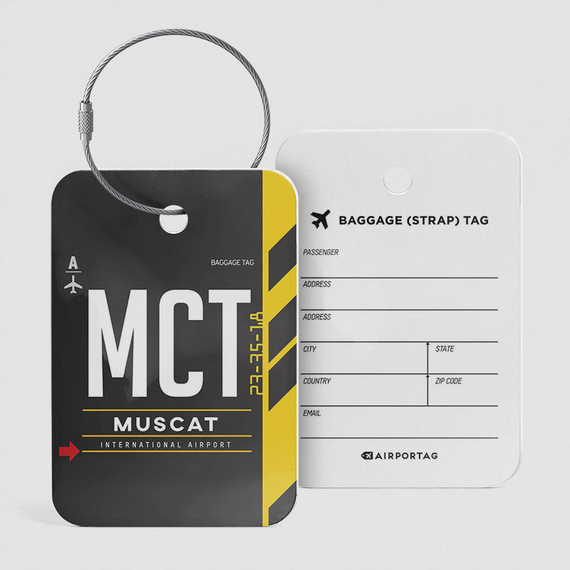 MCT - Étiquette de bagage