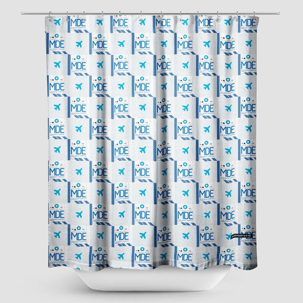 MDE - Shower Curtain - Airportag