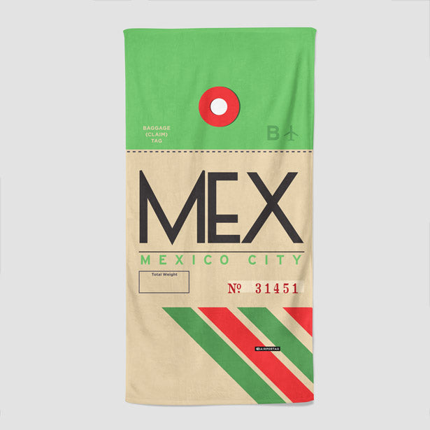 MEX - Beach Towel - Airportag