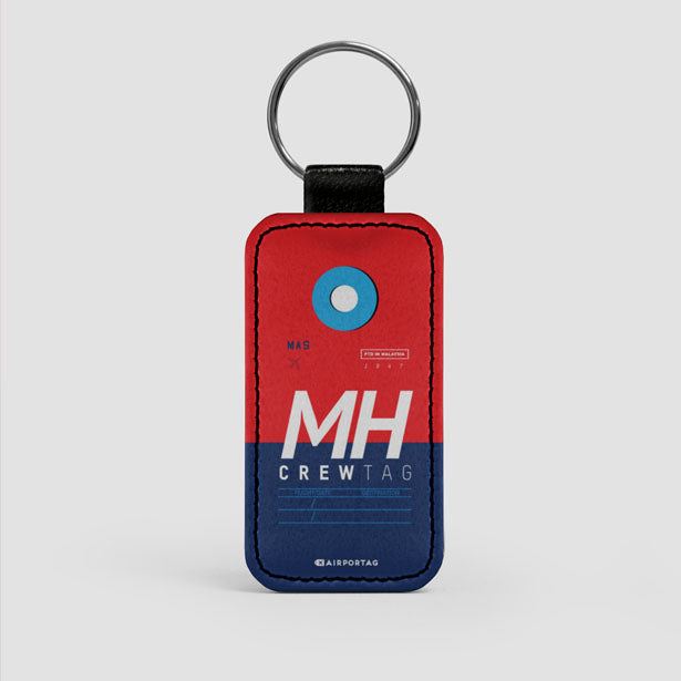 MH - Leather Keychain - Airportag