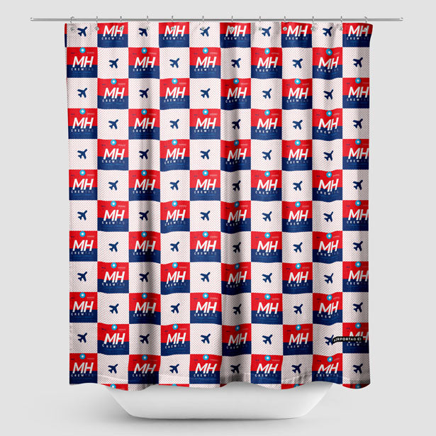 MH - Shower Curtain - Airportag