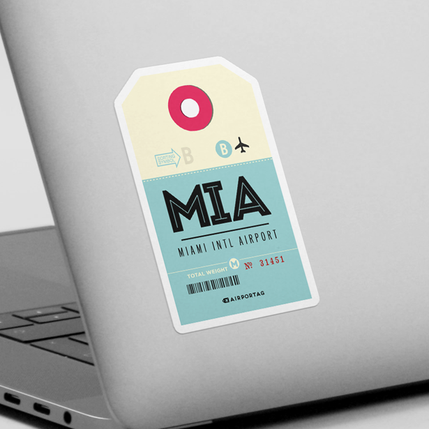MIA - Sticker - Airportag