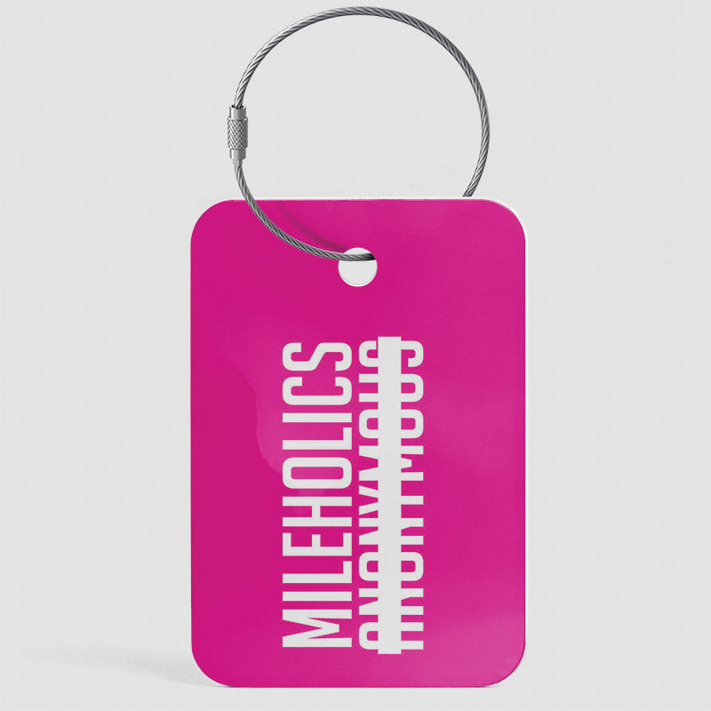 Mileholics Anonymous - Luggage Tag