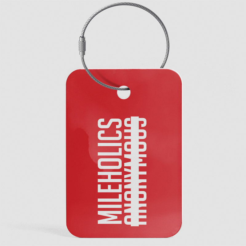 Mileholics Anonymes - Étiquette de bagage