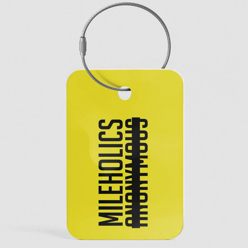Mileholics Anonymes - Étiquette de bagage