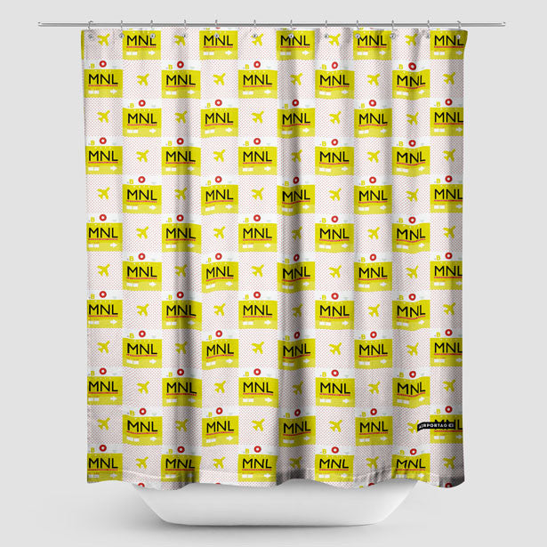 MNL - Shower Curtain - Airportag