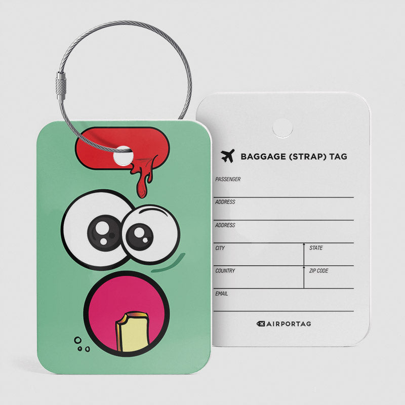 Monster Green - Luggage Tag