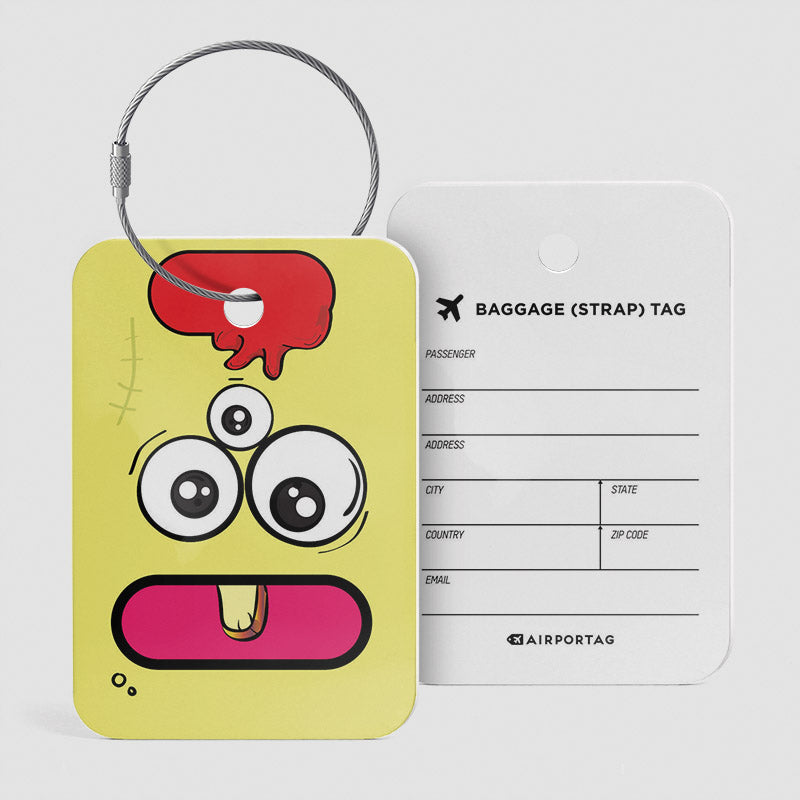 Monster Yellow - Luggage Tag