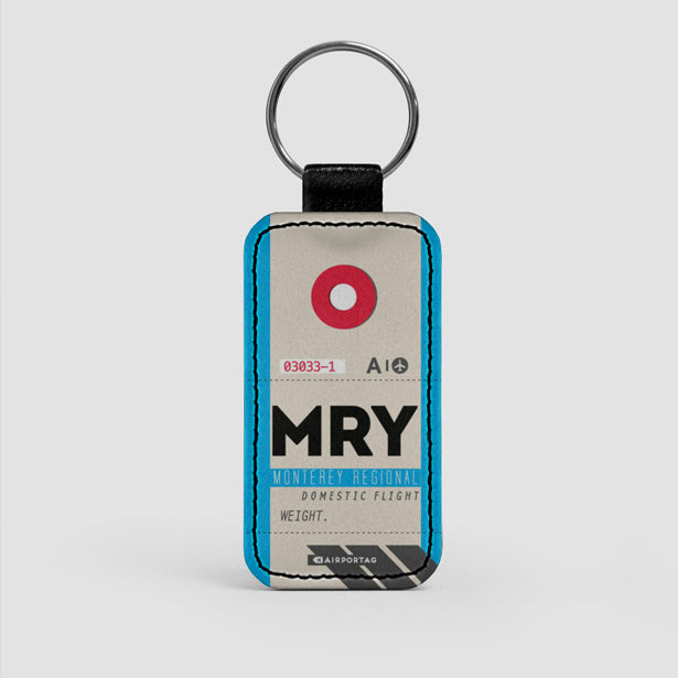 MRY - Leather Keychain - Airportag