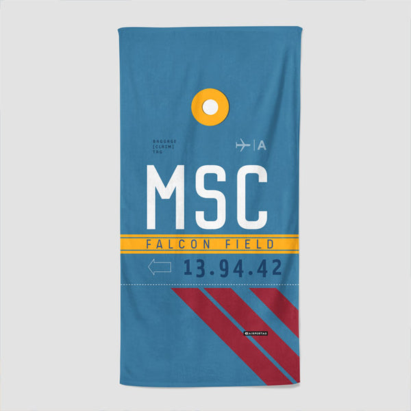 msc yacht club towels