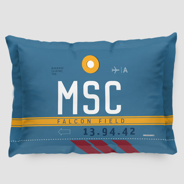 MSC - Pillow Sham - Airportag