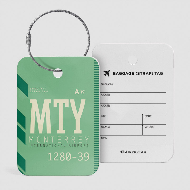 MTY - Étiquette de bagage