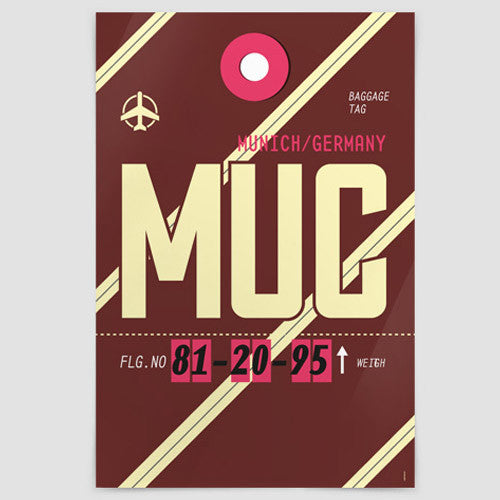 MUC - Poster - Airportag