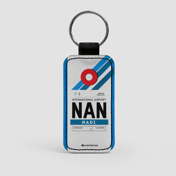 NAN - Leather Keychain - Airportag