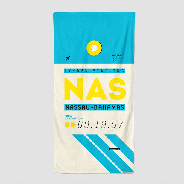 NAS - Beach Towel - Airportag