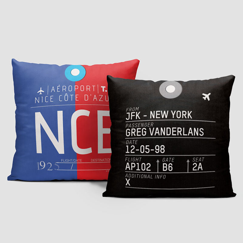 NCE - Throw Pillow