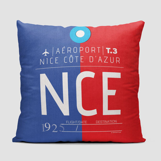NCE - Throw Pillow - Airportag