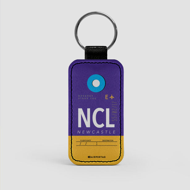 NCL - Leather Keychain - Airportag